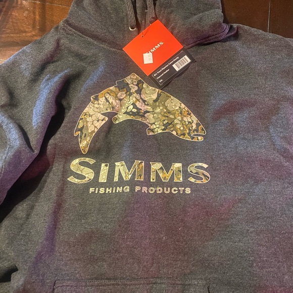 simms fishing sweatshirt